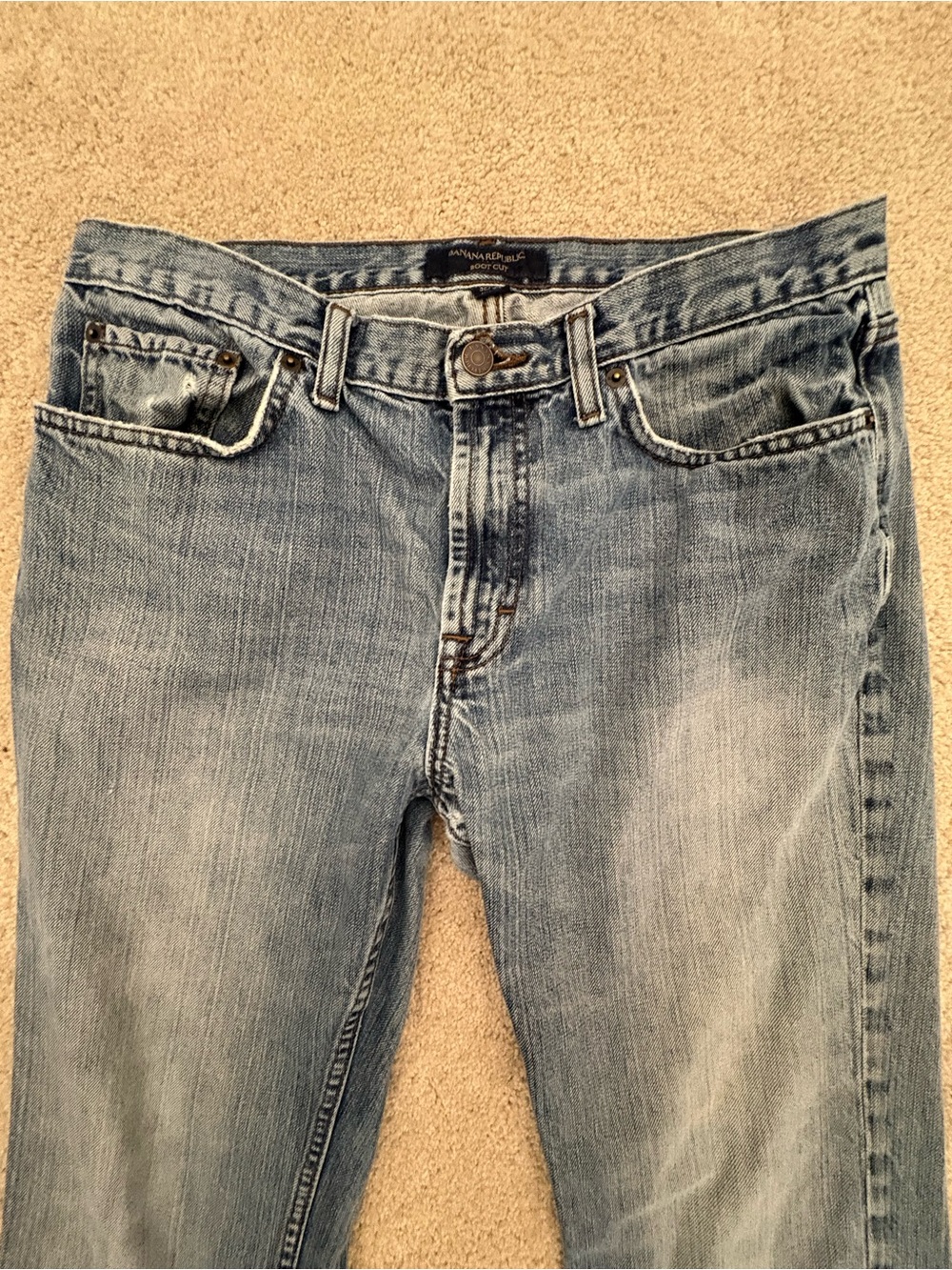 Banana Republic Bootcut Jeans Light Wash Denim W32 L34